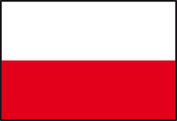 Landesflagge von Polen