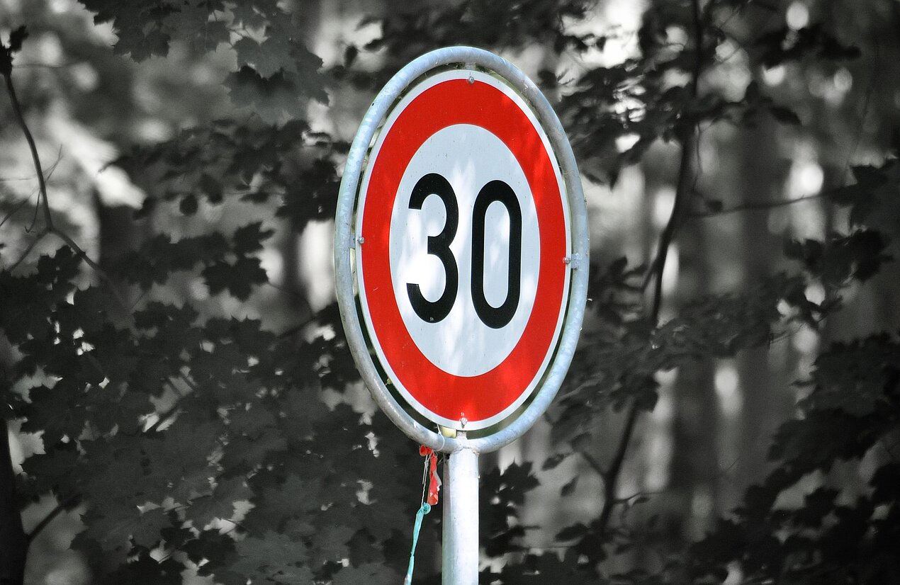 Schild - 30er Zone